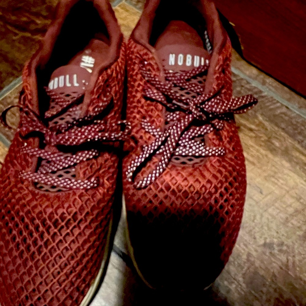 Nobull , Maroon runners size 9 woman’s 7.5 men.